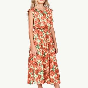 Animals Observatory Floral Dress, girls 8